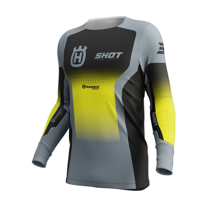 CAMISOLA SHOT AEROLITE HUSQVARNA CINZA/PRETO