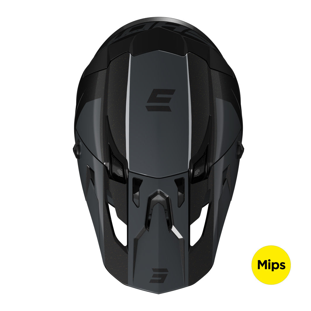 SHOT CORE COMP BLACK HELMET