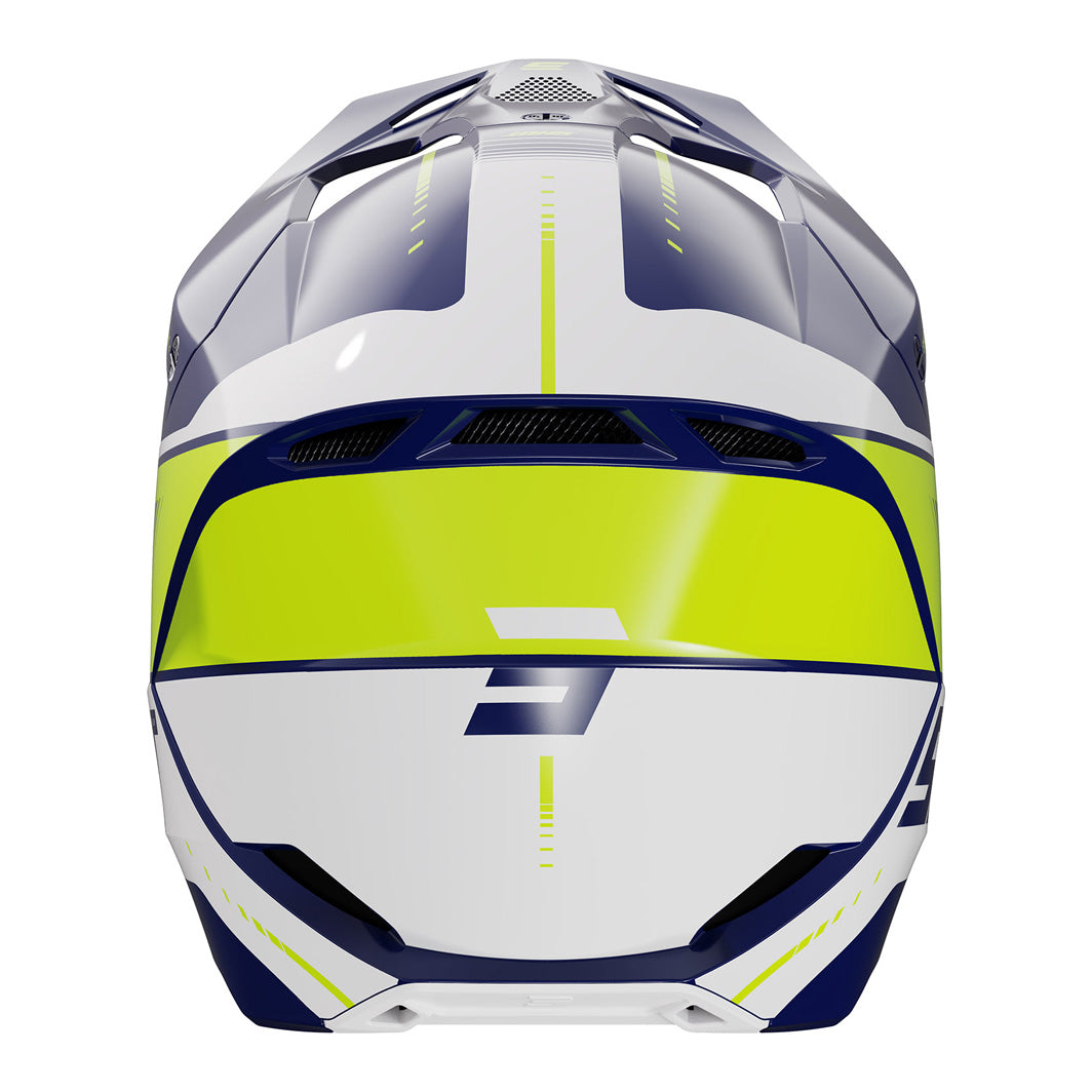 CASCO SHOT FURIOUS PEAK AZUL/AMARILLO NEÓN BRILLANTE