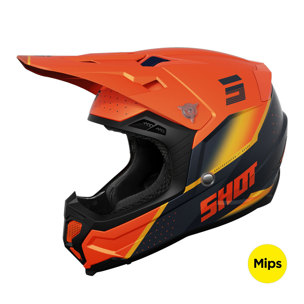 capacete-shot-honor-laranja-mate-left