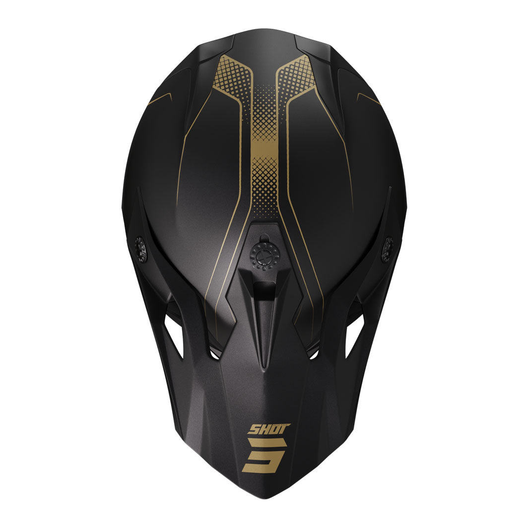 capacete-shot-pulse-edge-dourado-mate-top