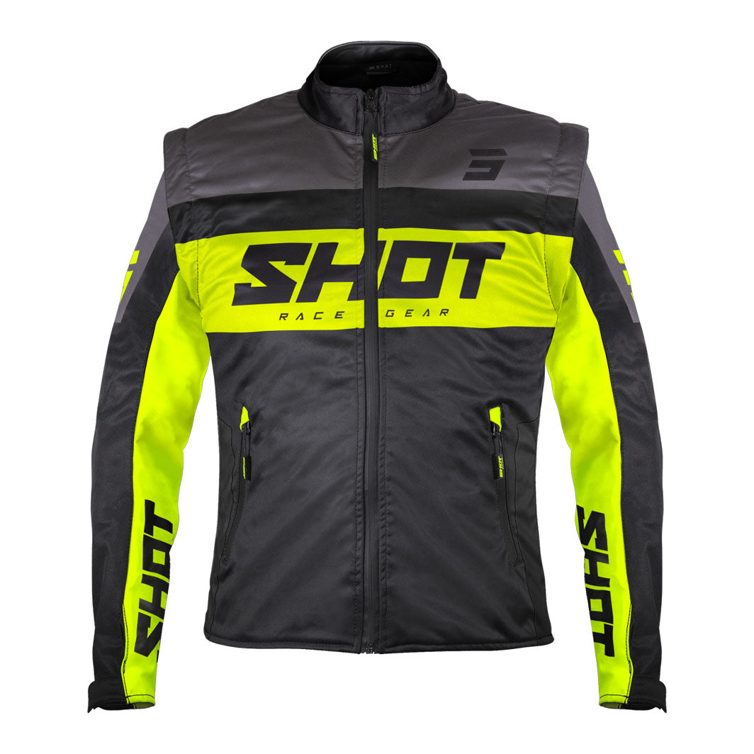 casaco-shot-softshell-lite-preto-amarelo-neon-front