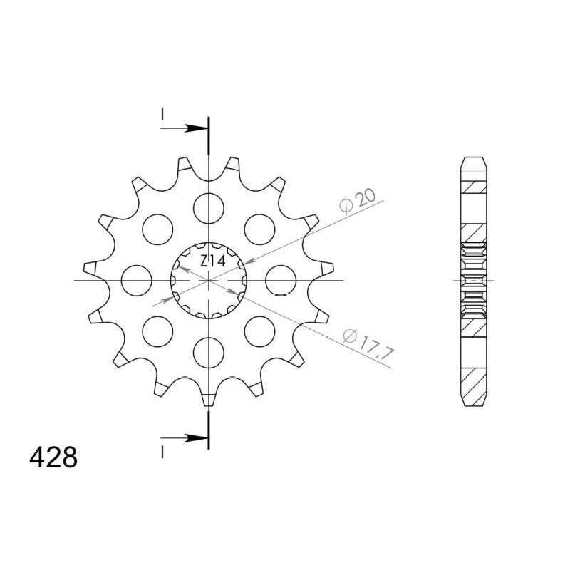 pinhao-supersprox-yamaha-yz-85-2002-2024-cst558-details